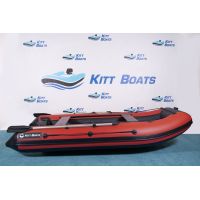 Лодка моторная килевая Kitt Boats 350 НДНД красно-черный